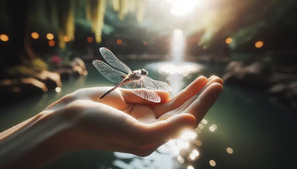 spiritual meaning of dragonfly landing on you