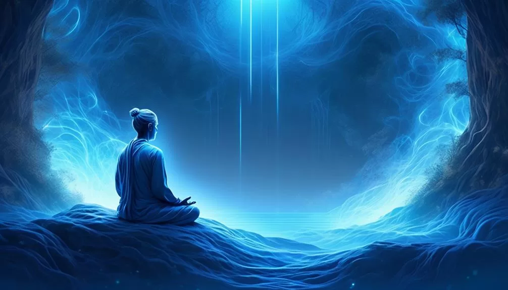 interpreting spiritual symbolism of blue light