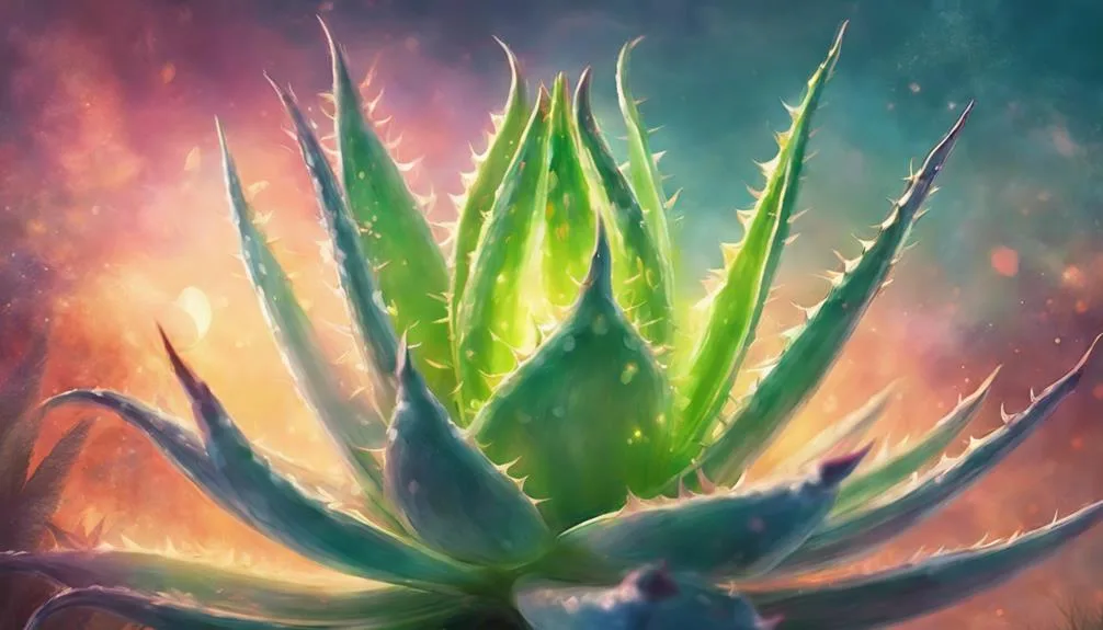 symbolic aloe vera blossom