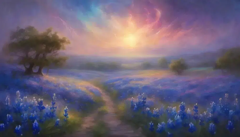 symbolism of blue flowers