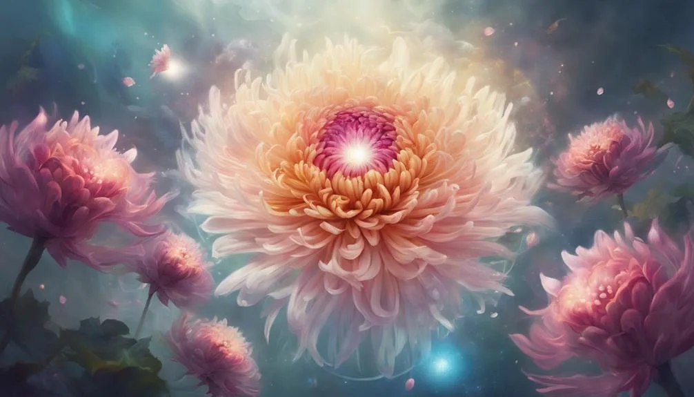 symbolism of chrysanthemum flowers