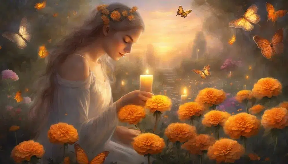 symbolism of marigold flowers