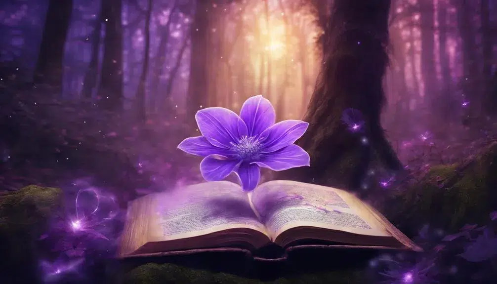 symbolism of violet flowers
