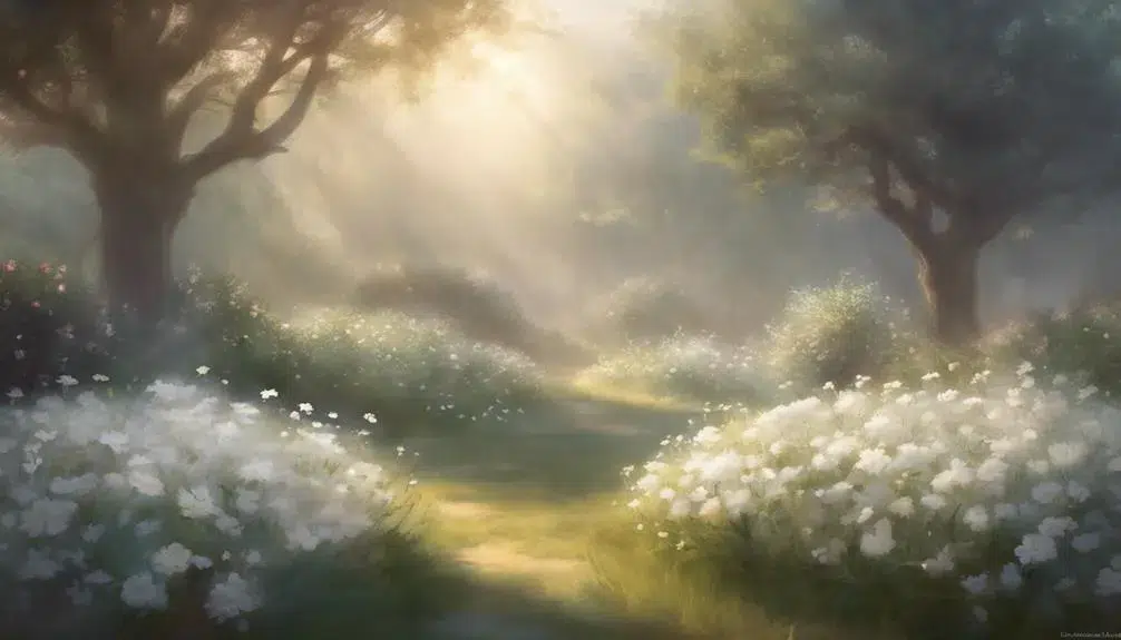 symbolism of white flowers