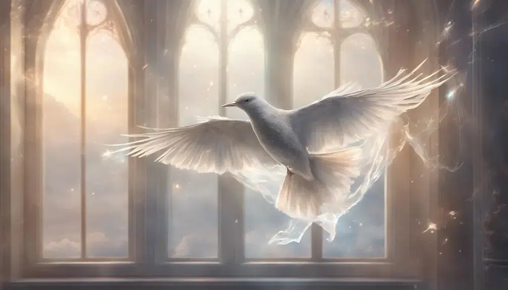 bird flying into window