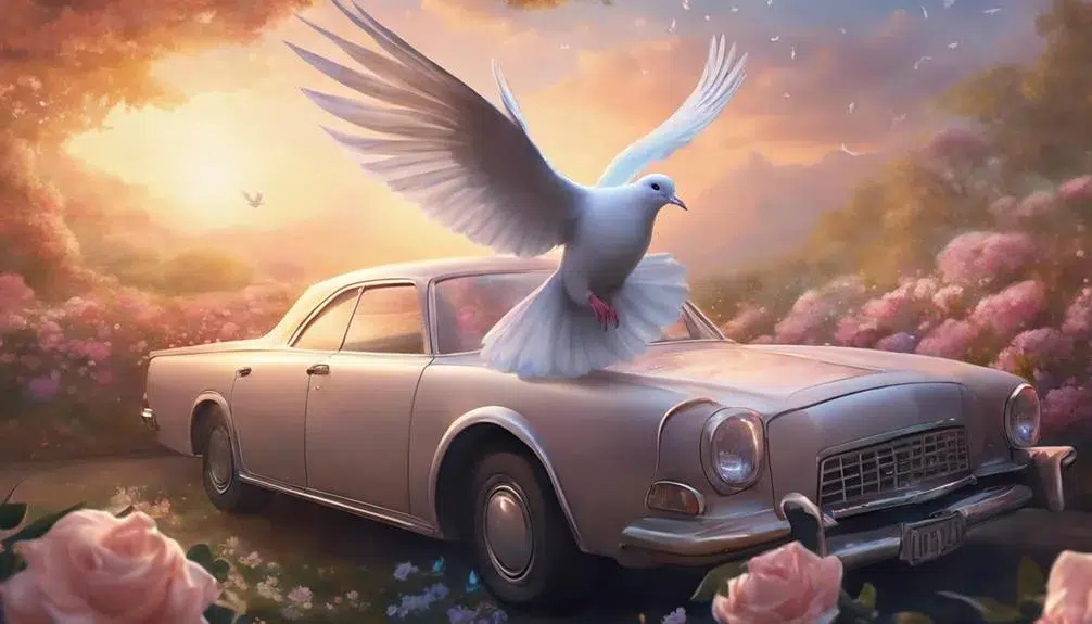 bird symbolism on cars