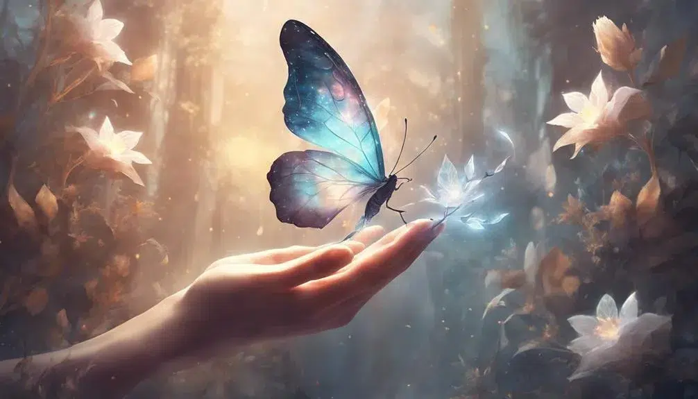 spiritual meaning of butterfly landing on you