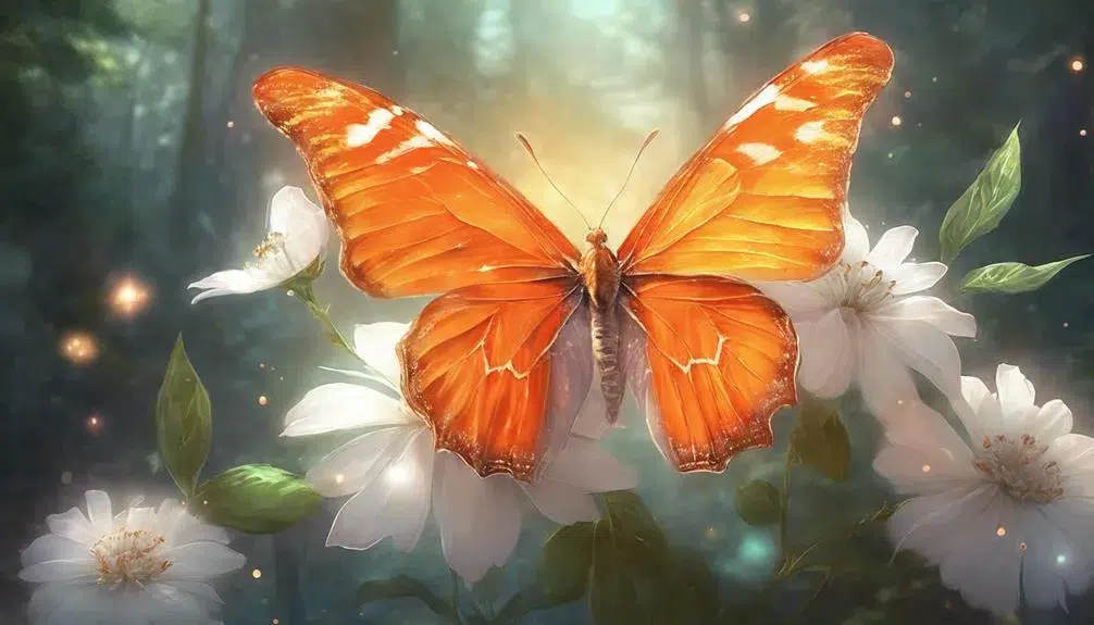 interpreting the orange butterfly