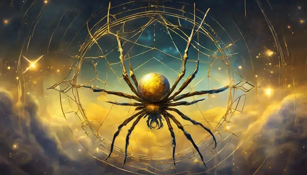 spider symbolizes creativity patience