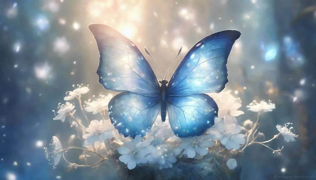 symbolism of blue butterflies