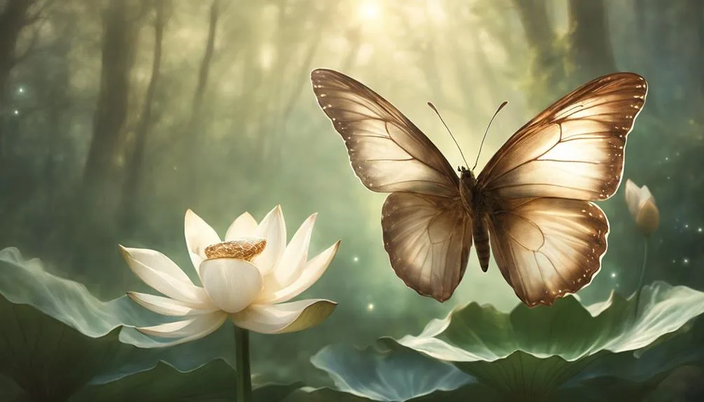 symbolism of brown butterflies