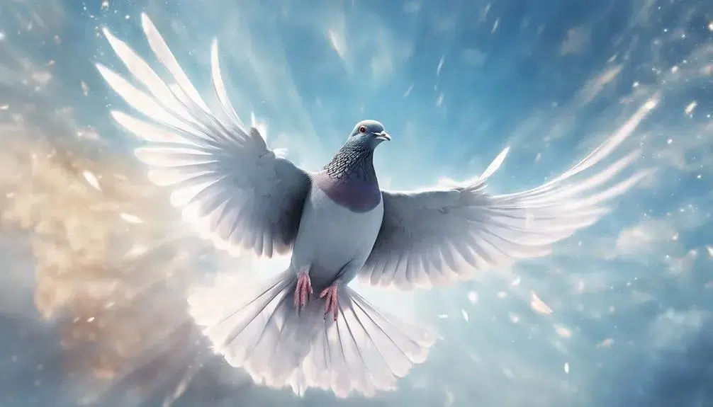 symbolism of pigeon collisions