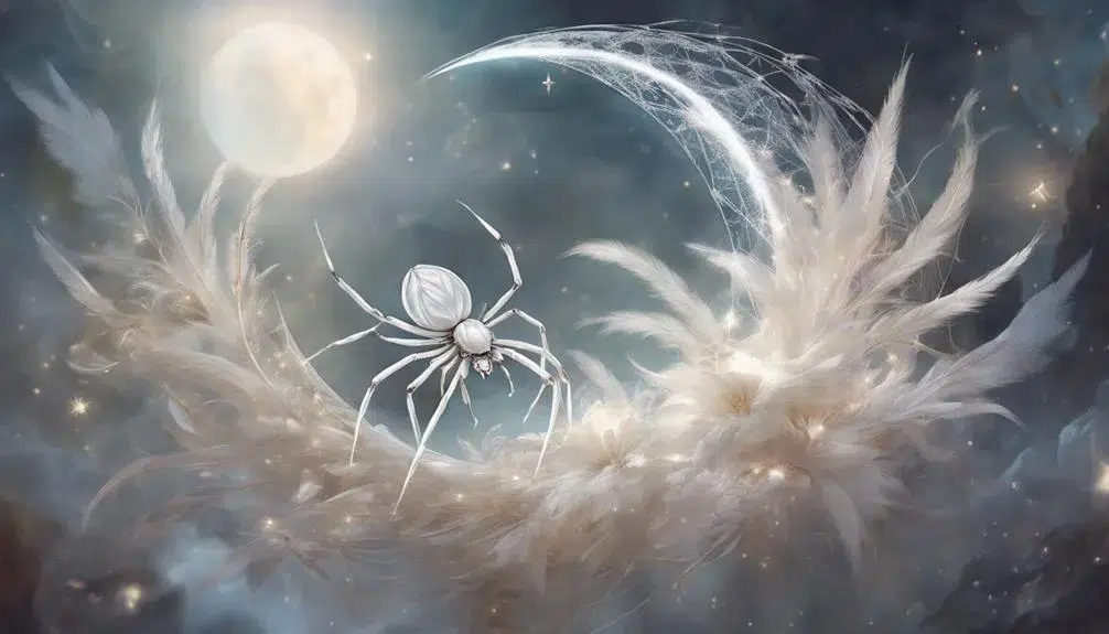 symbolism of white spiders