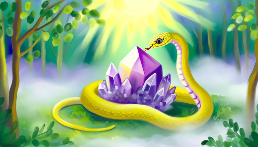 symbolism of yellow snake