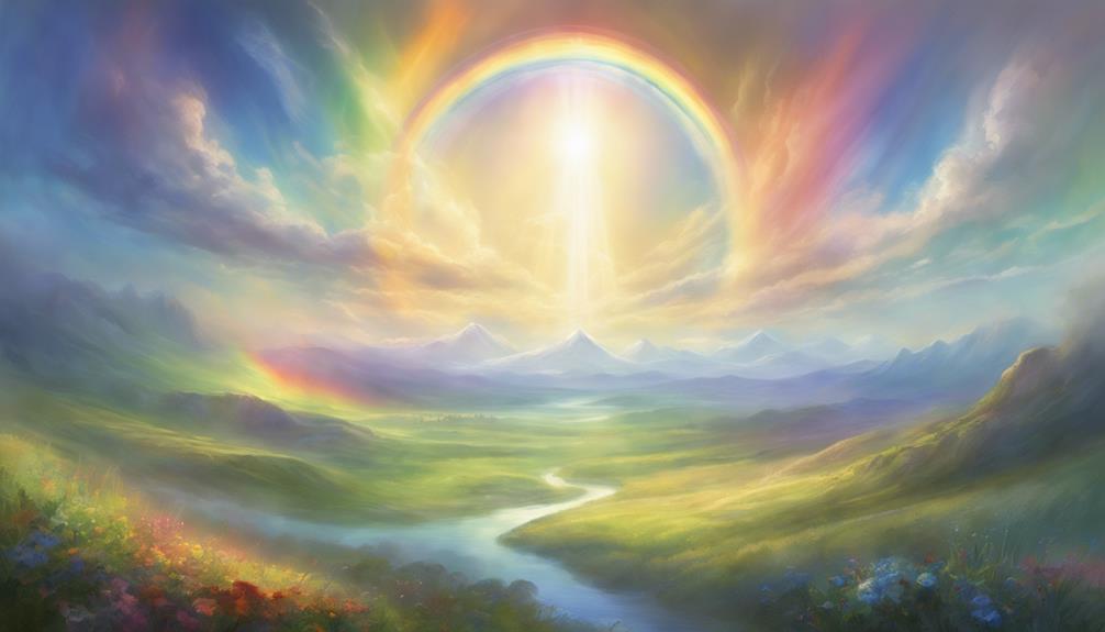 rainbow around the sun