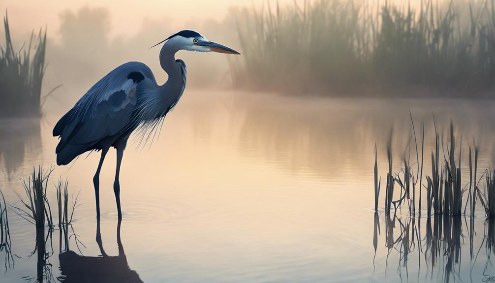 symbolism of blue heron