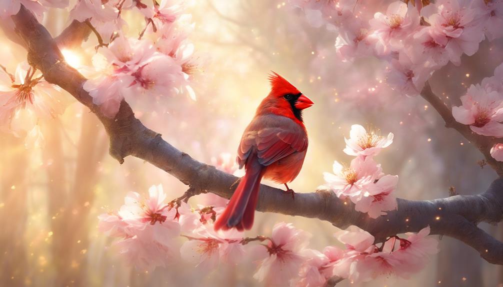 symbolism of female cardinals