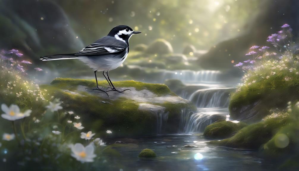 symbolism of pied wagtail