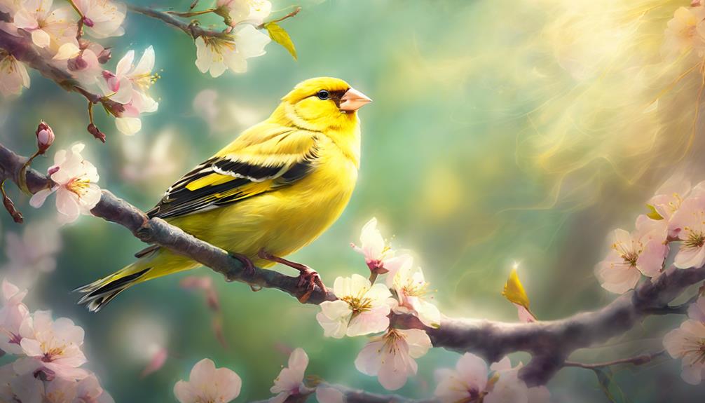 symbolism of yellow finch