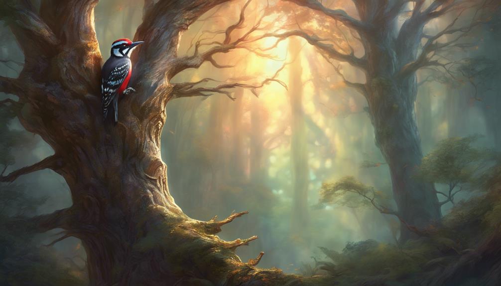 woodpeckers symbolize spiritual messages