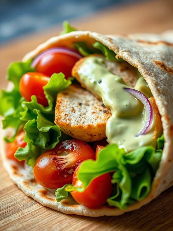 avocado chicken wrap recipe