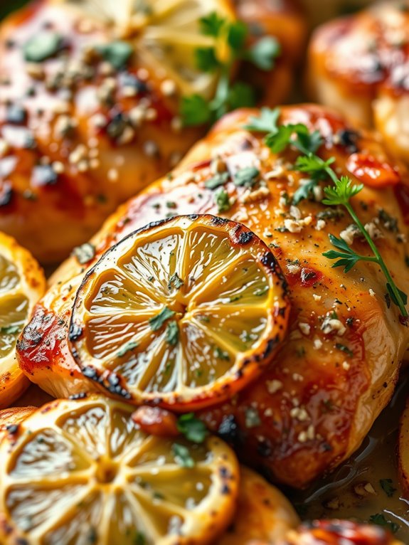 baked chicken with herbs