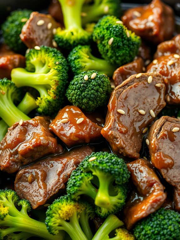 beef and broccoli stir fry