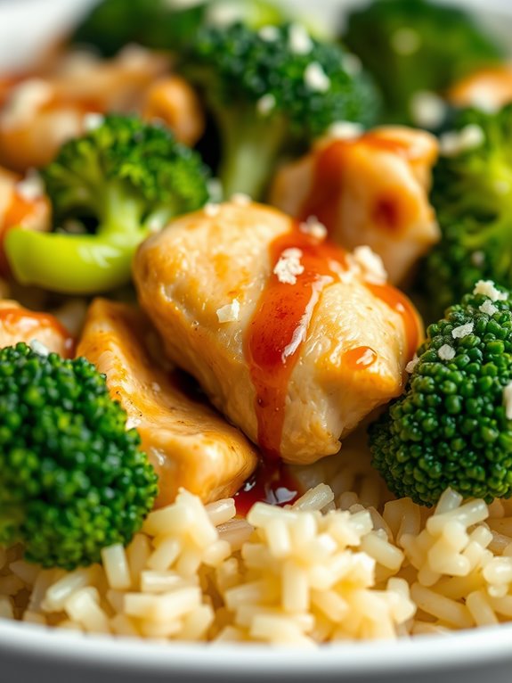 broccoli rice with chicken