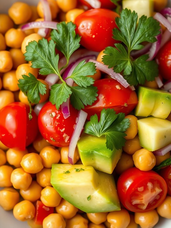 chickpea avocado salad recipe