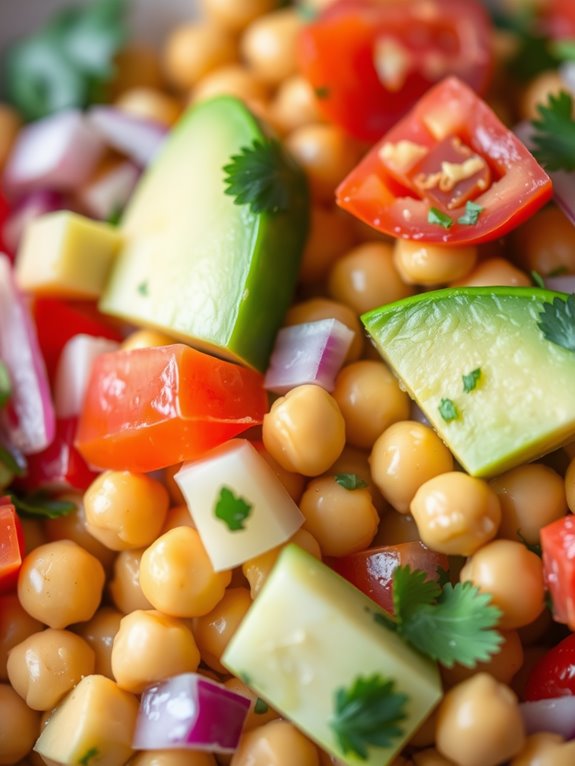 chickpea avocado salad recipe