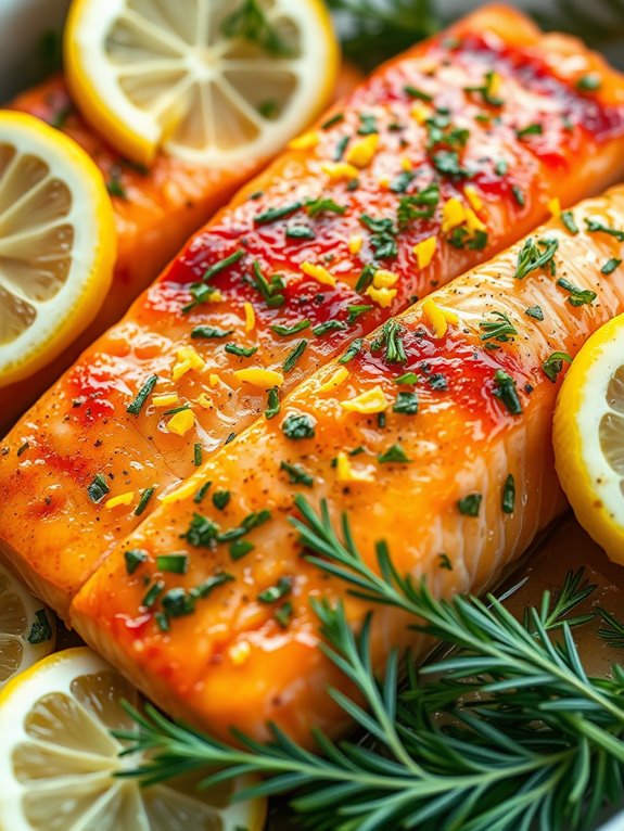 citrus infused dill salmon