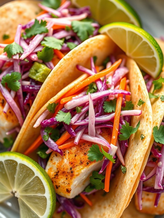 crispy fish crunchy slaw