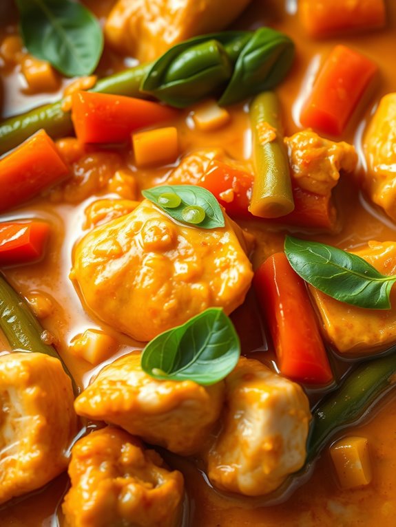 flavorful thai chicken dish