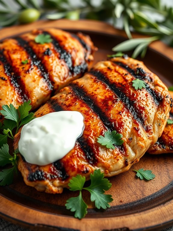 grilled chicken with mediterranean flavors