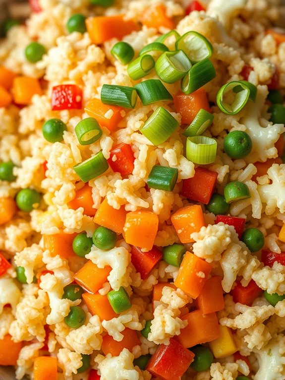 healthy cauliflower rice dish