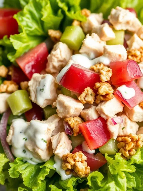healthy greek yogurt salad