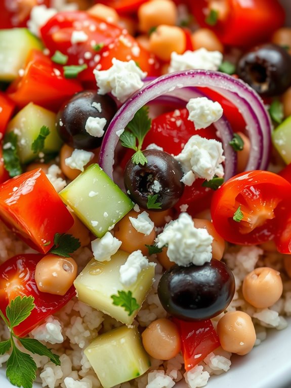 healthy mediterranean rice dish