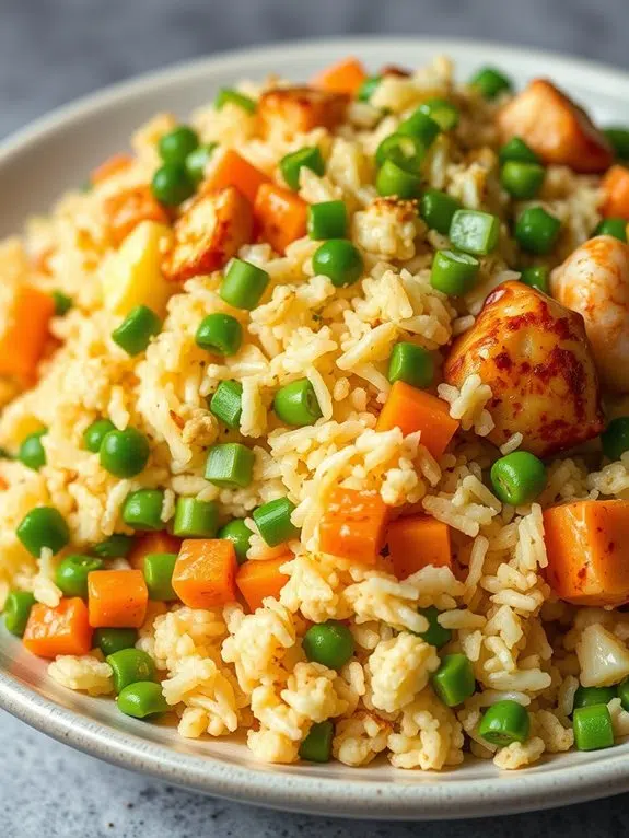 healthy vegetable rice alternative
