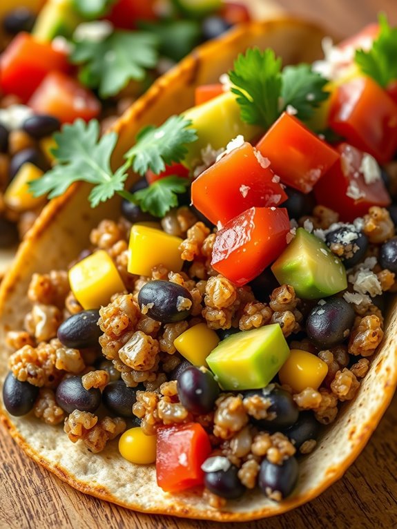 healthy vegetarian taco recipe