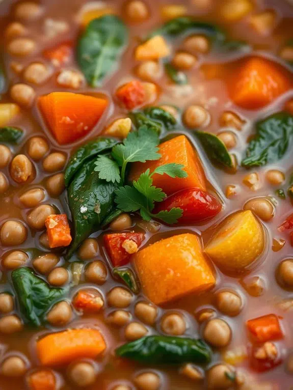 hearty lentil vegetable soup