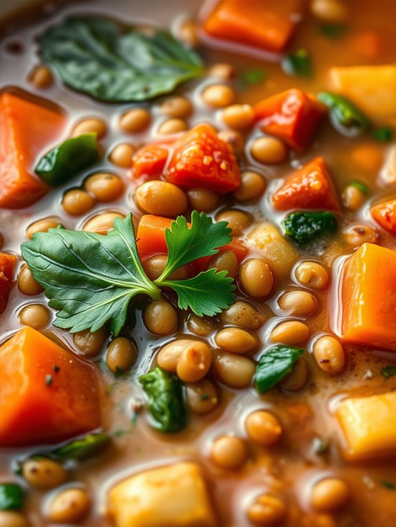 hearty lentil vegetable soup