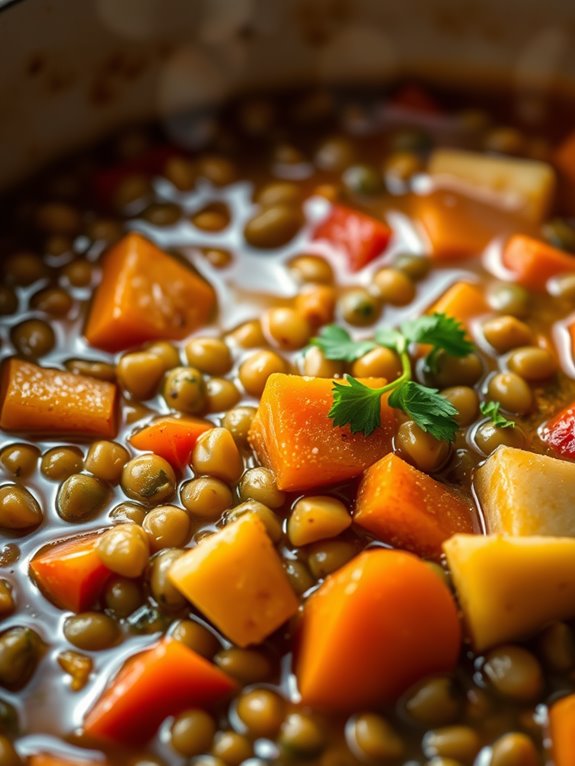 hearty lentil vegetable stew