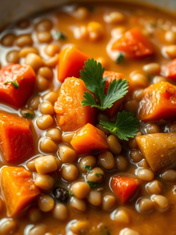 hearty lentil vegetable stew