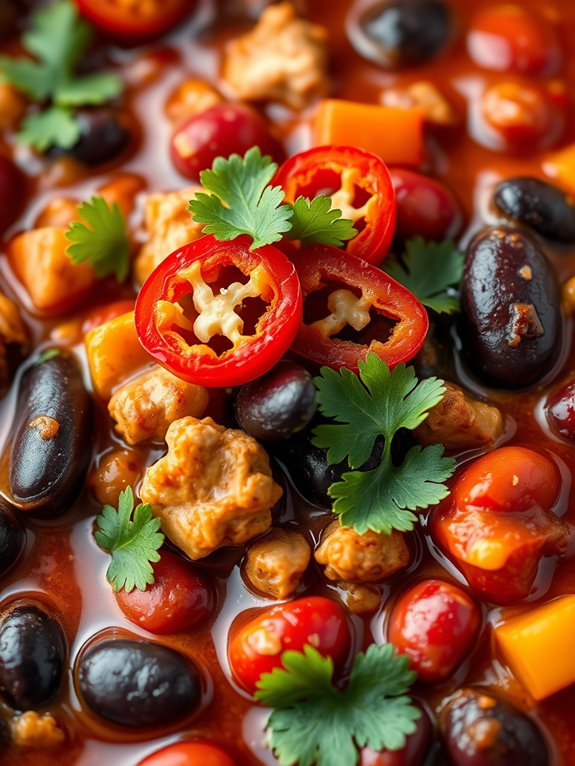 hearty turkey bean stew