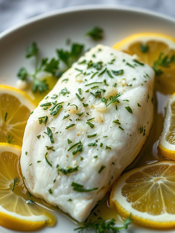 herb infused baked cod recipe