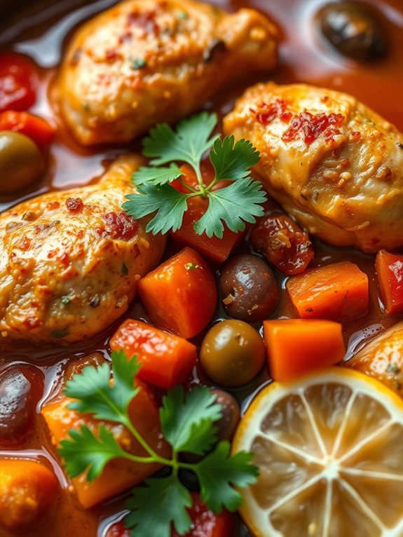 moroccan chicken stew recipe
