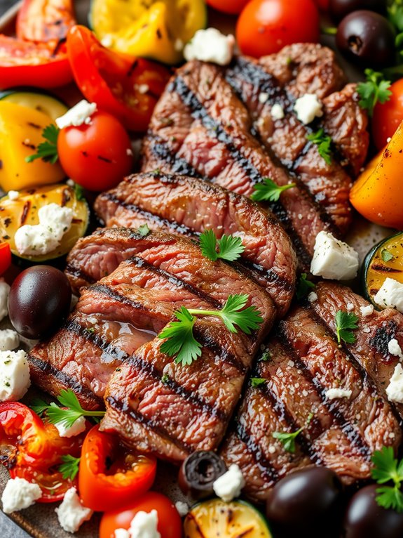 savory grilled steak dish