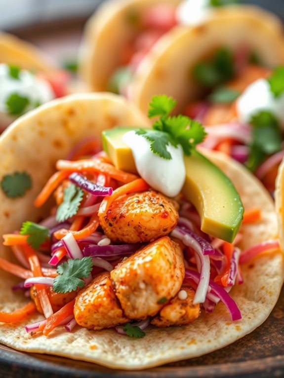 smoked paprika salmon tacos