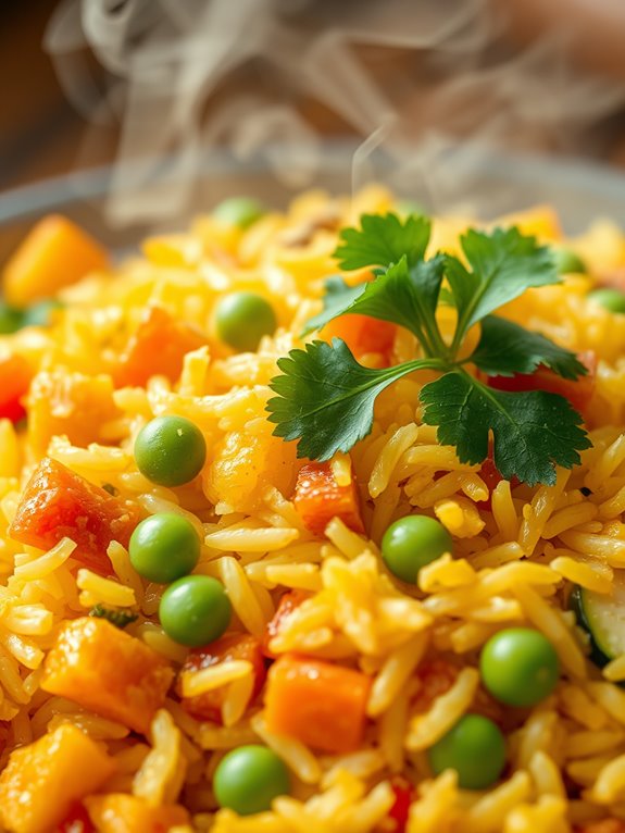 spiced vegetable rice dish