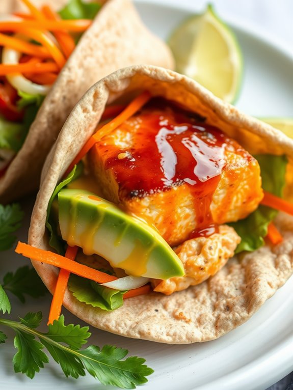 spicy salmon wrap recipe